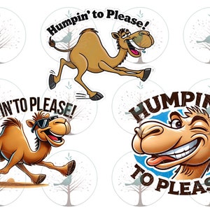 Camello tonto, caricatura PNG, clipart, scrapbooking, vibras positivas, decoración de pared, camello sonriente y gracioso, follando para complacer, sublimación, PNG instantáneo