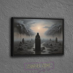 Apocalyptic Art Canvas, Surreal Art Canvas, Apocalypse Art Canvas, Surreal Art Canvas, Dystopian Canvas, Surreal Canvas, Surreal Wall Art