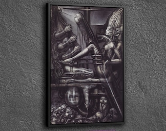 H.R Giger - Anima Mia Poster - Etsy