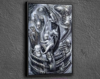 H.R Giger - Anima Mia Poster - Etsy