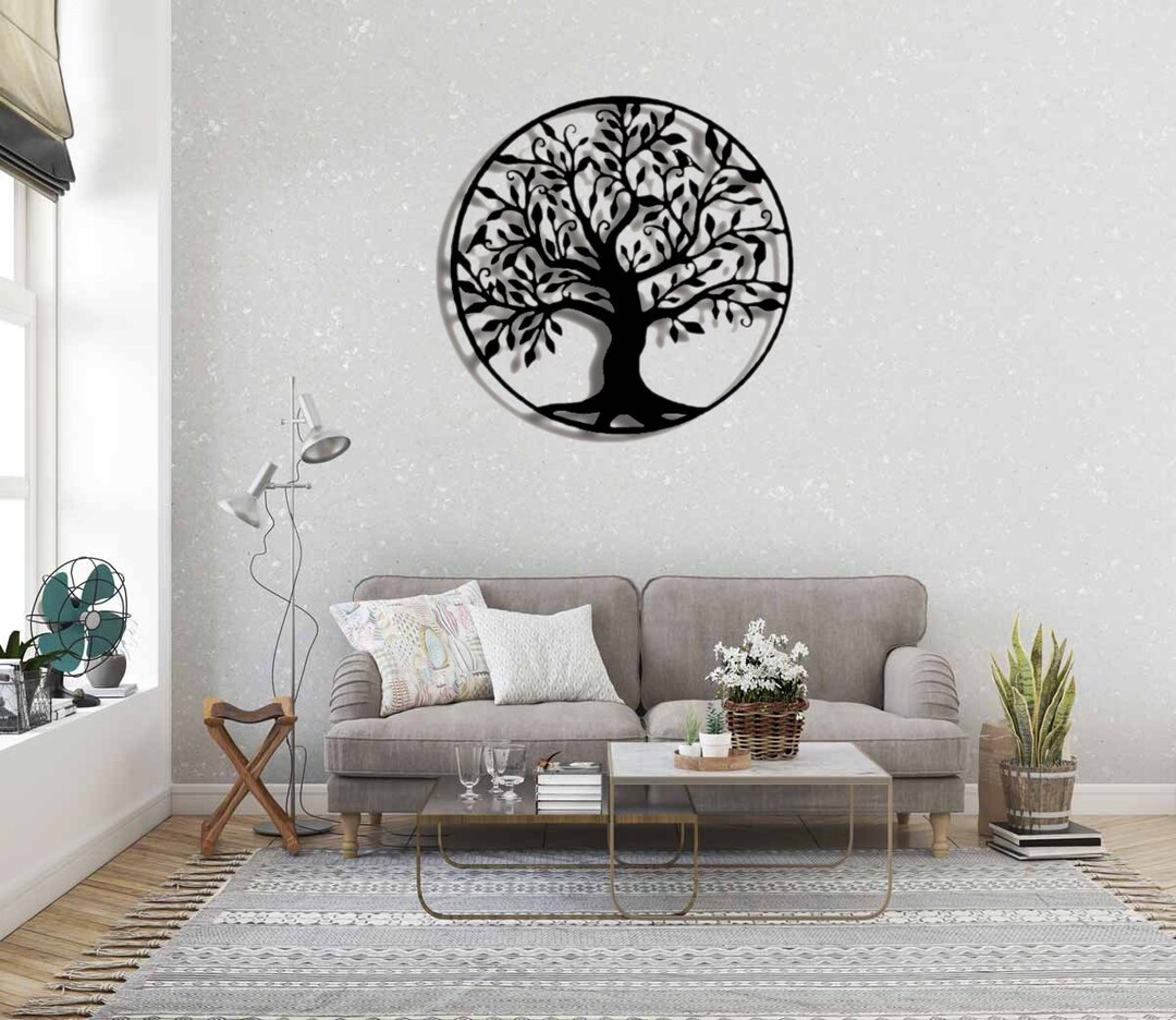 Tree of Life Metal Wall Decor, Family Tree Wall Art, Wall Decor Metal