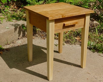 Nightstand SideTable End Table Cherry Maple