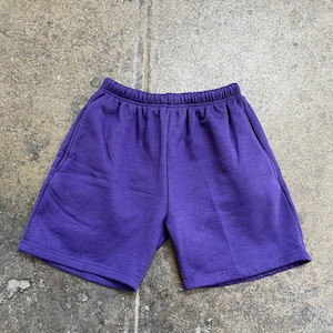 Fleece Sweat Shorts Purple