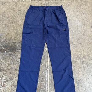 Nylon Cargo Pants Navy