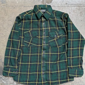 Basic Flannel Shirt Forest Green