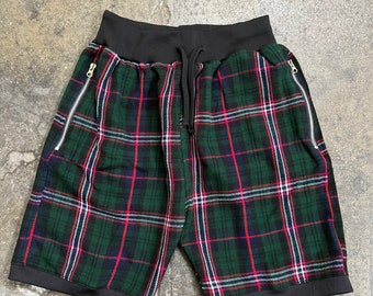 Plaid basketball shorts best sale