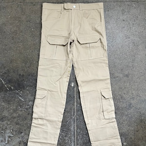 Military Cargo Pants Beige