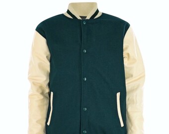 Varsity Jacket Forest Green