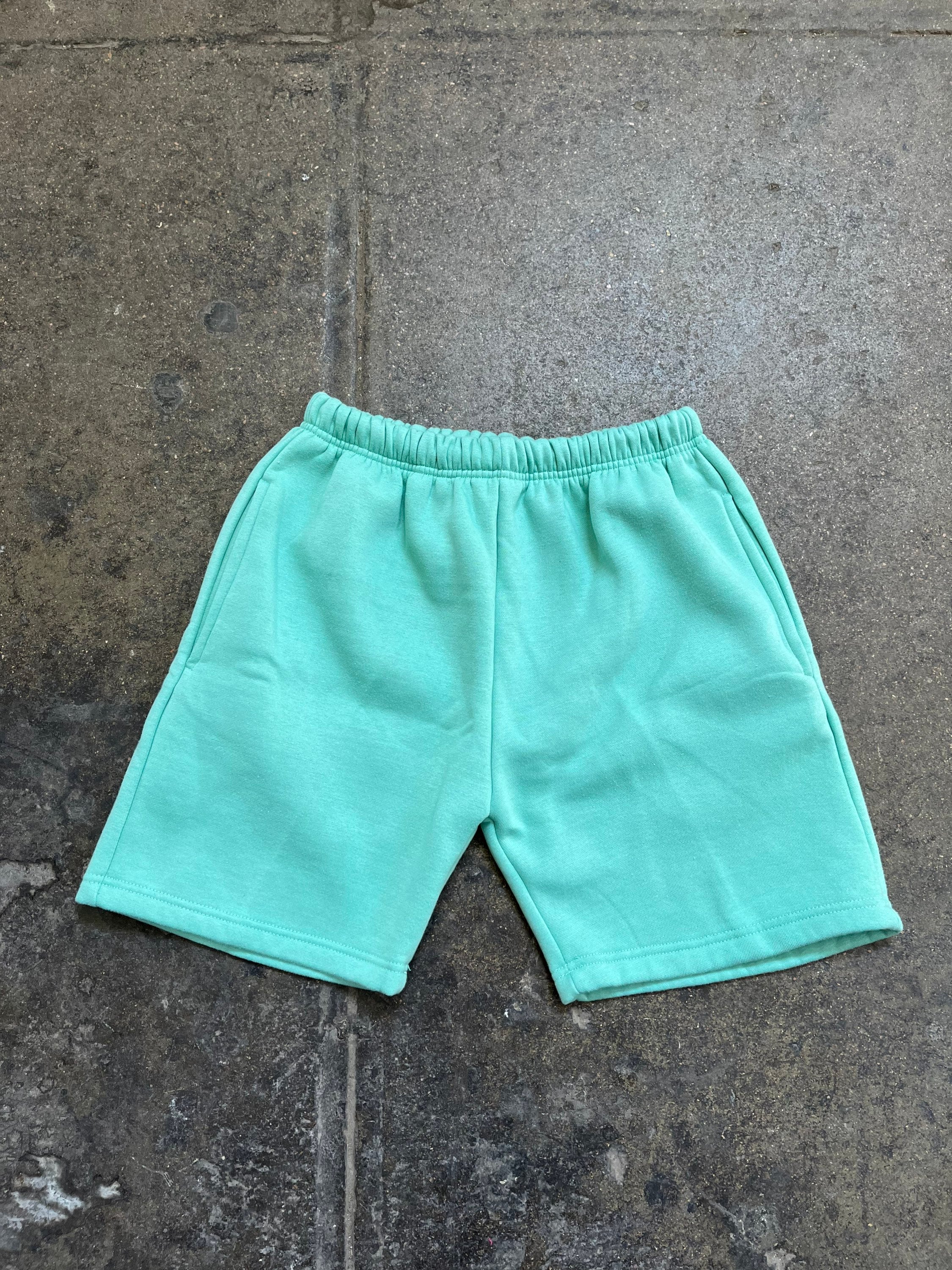 Fleece Sweat Shorts Mint - Etsy UK