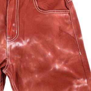 Dyed Denim Maroon