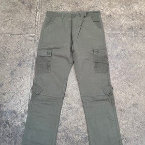 Double Pocket Cargo Pants Olive