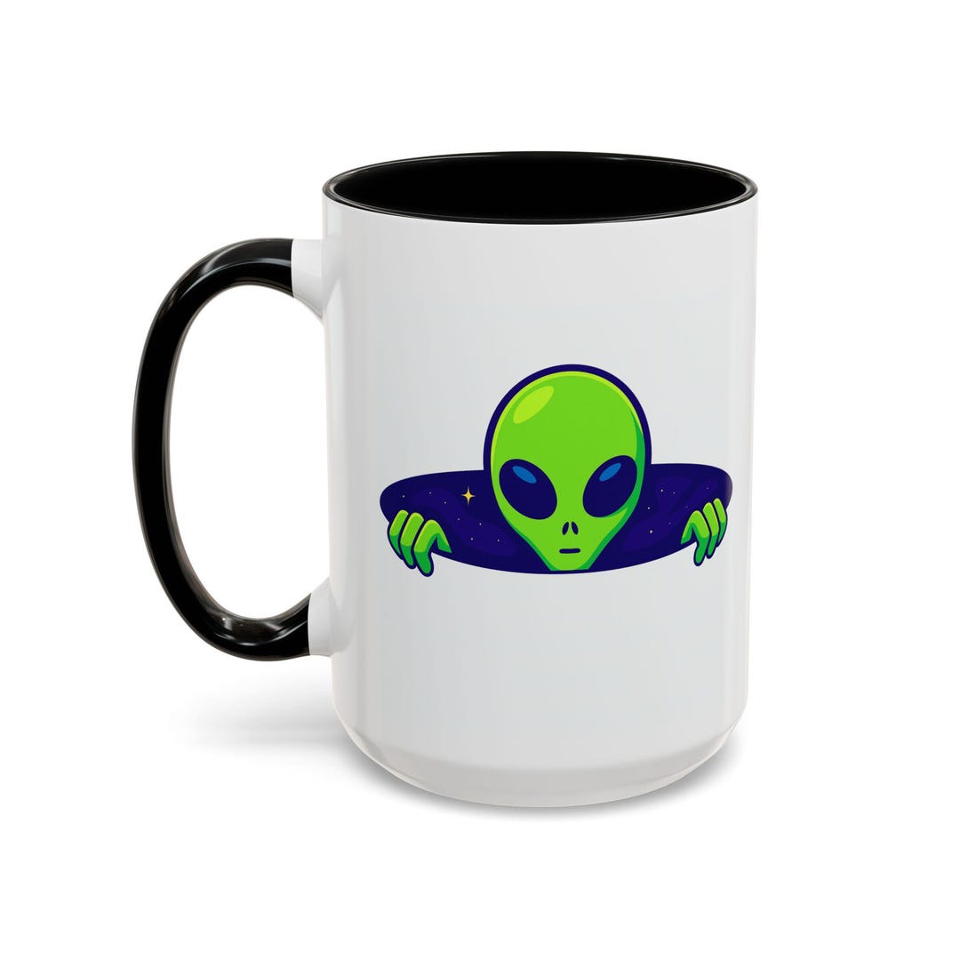 Portal Alien Mug | Funny Office Coffee Mug , Desk Decor, Humor Mug - Etsy