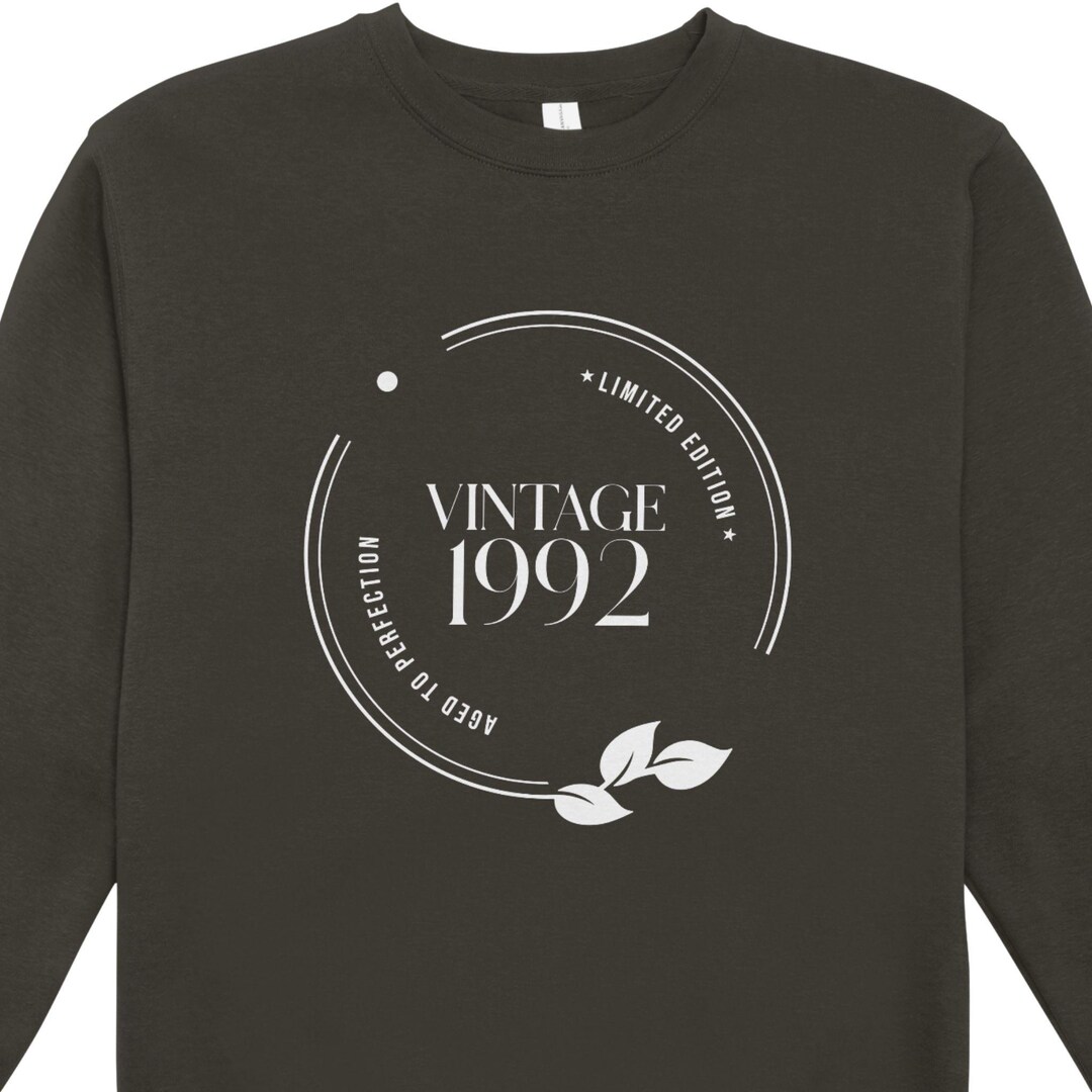 1992 SVG/ DXF/ PNG - Born in 1992 Birthday Svg - Aged to Perfection ...