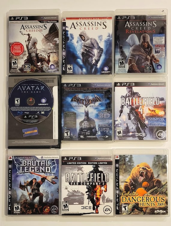 Playsation 3 Games - PS3 - You Pick - Hot Titles - Etsy