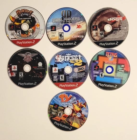 Playstation 2 - Disc Only - 38 Hot Titles - U Pick! Cleaned Tested