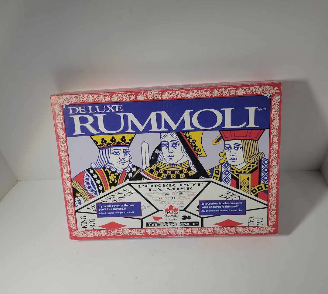 Rummoli Deluxe Vintage Board Game Canada Games Corporation Etsy Canada
