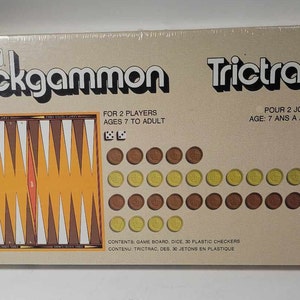 Backgammon - Vintage Board Game - 1973 Whitman *NEW* Sealed