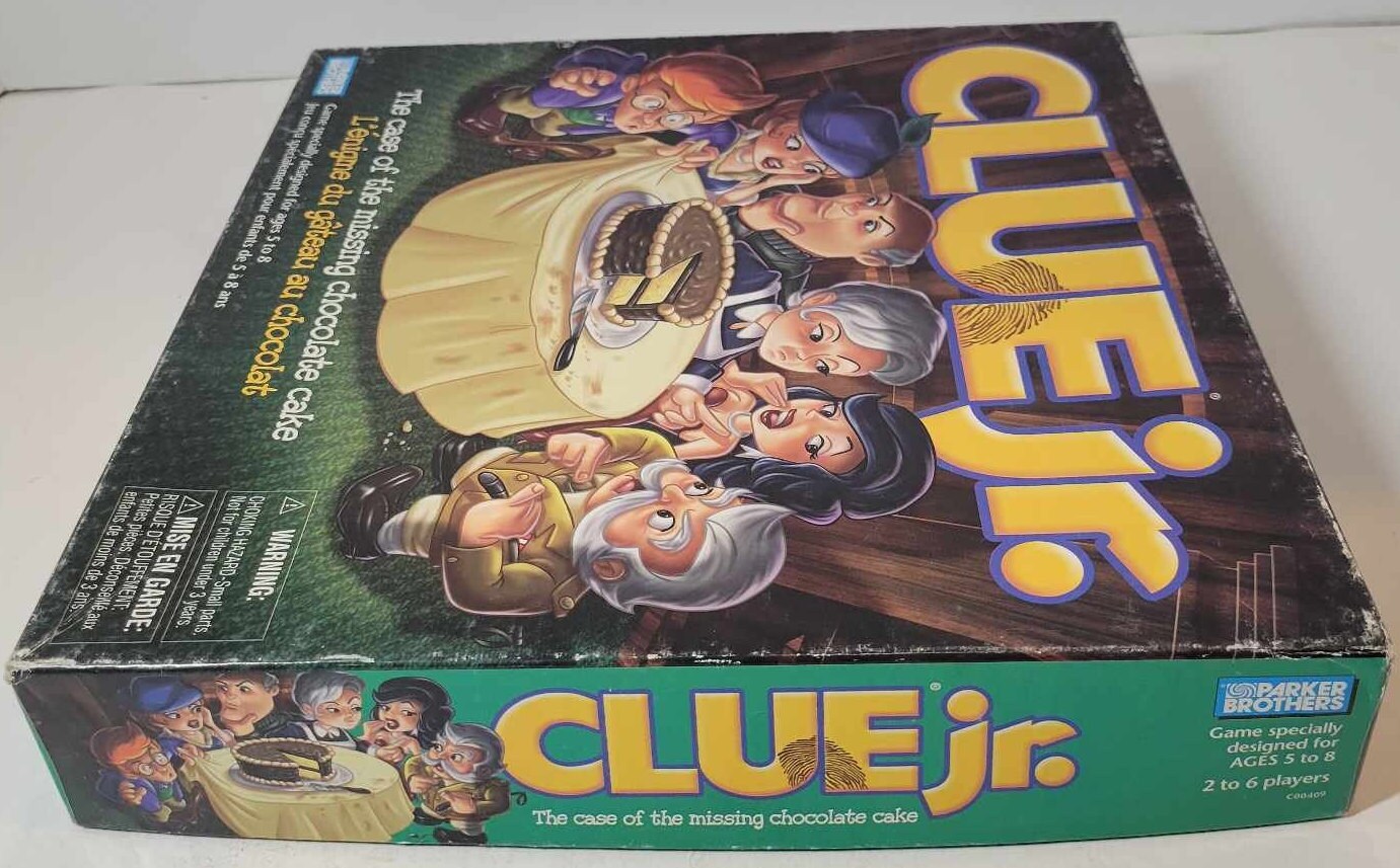 Clue Jr. Case of the Missing Cake - Parker Brothers - 2003 - Vintage ...