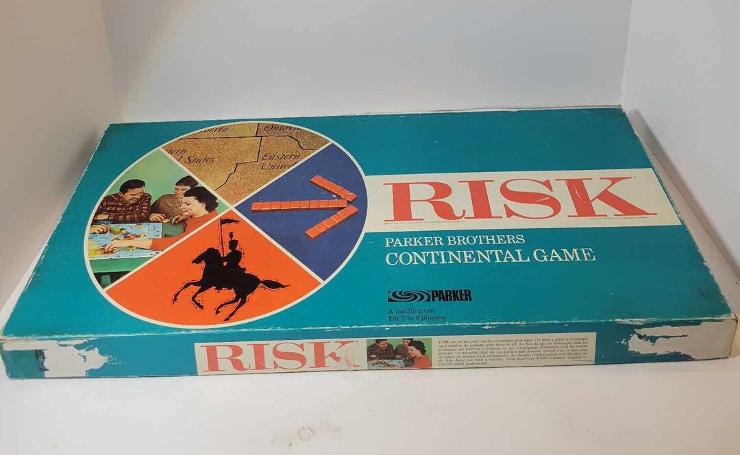 Risk - Vintage Board Game - Parker Brothers - 1968 - Etsy