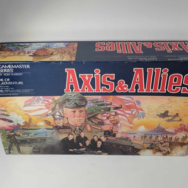 Axis & Allies - Vintage Board Game - Milton Bradley 1986