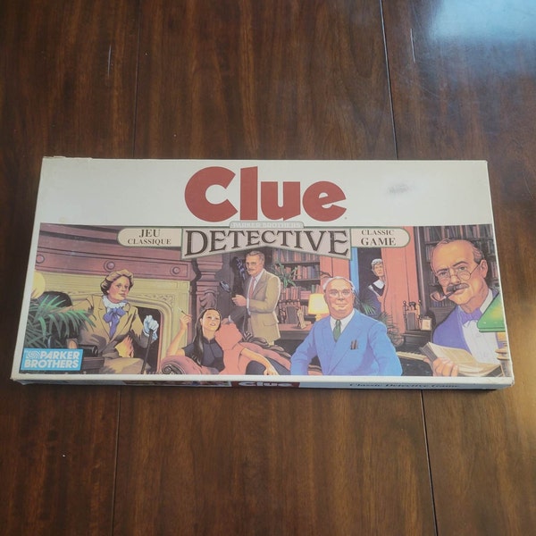 Clue Classic Detective Game - Vintage Board Game - 1992 Parker Brothers