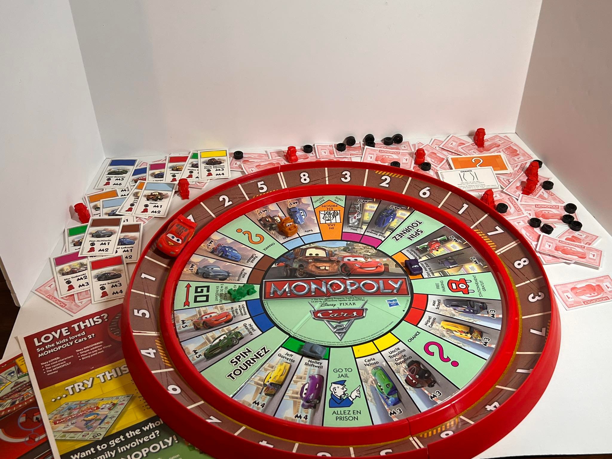 Monopoly: Cars 2 Edition - Board Game - Parker Brothers