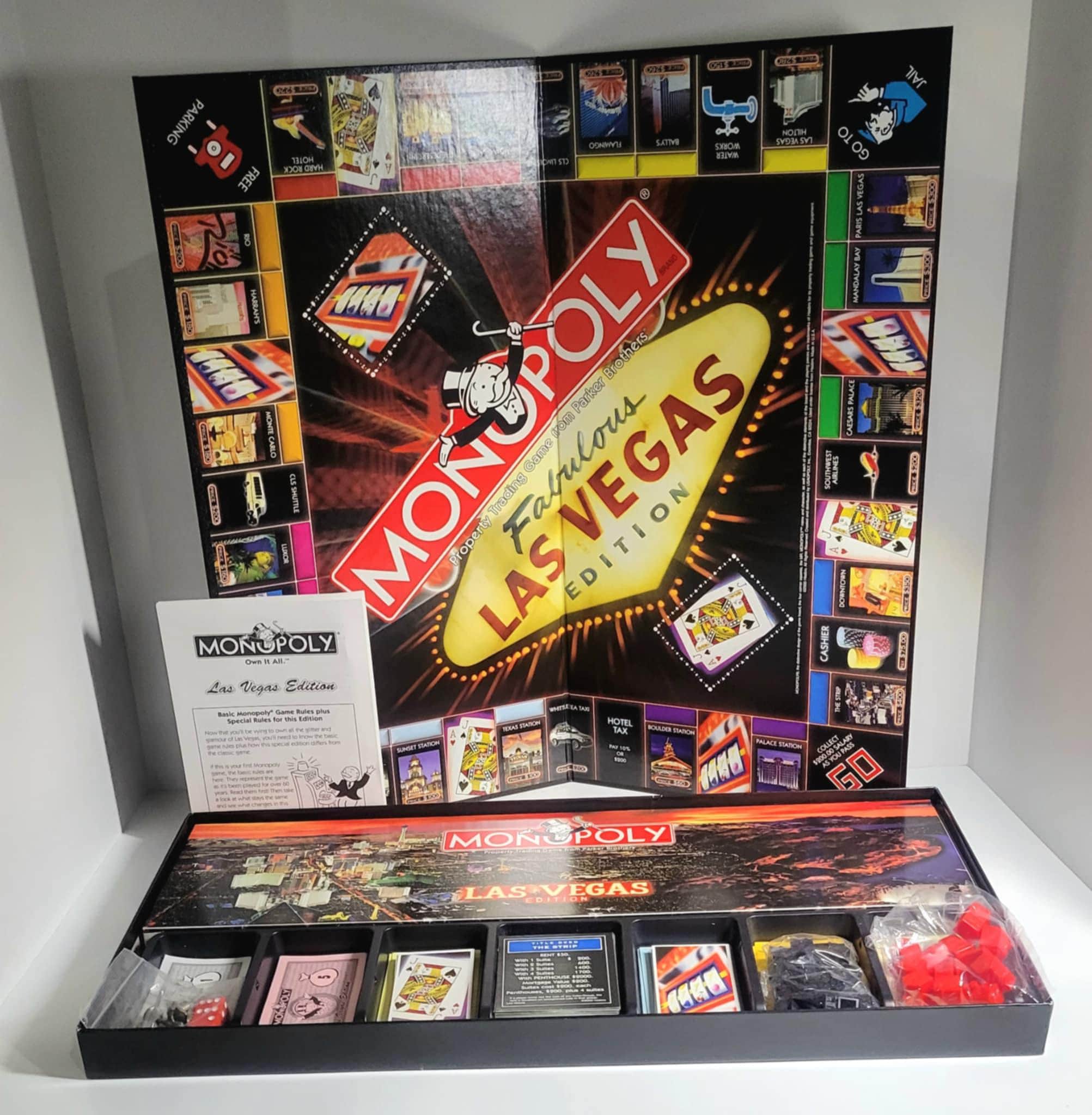 Monopoly Vegas - Vintage Board Game Usaopoly 2000 - Rare - Etsy