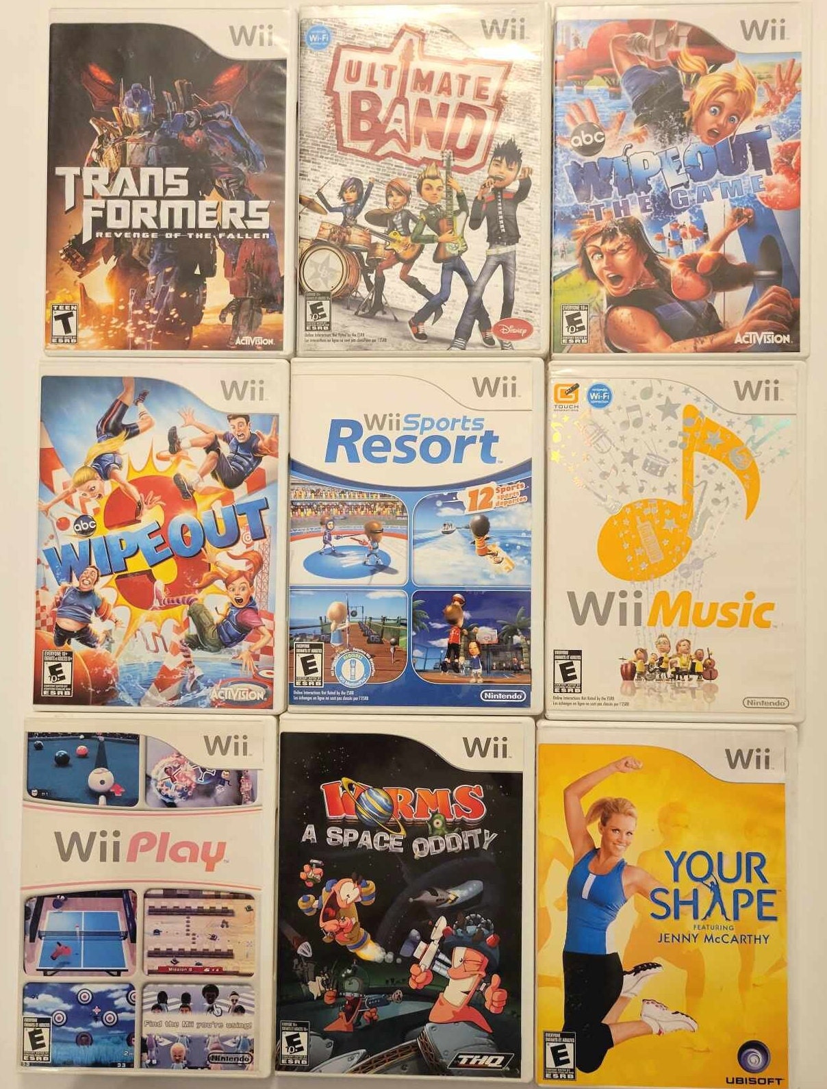 Nintendo Wii Games You Pick Cleaned, Tested, Works Great Titles 2 Etsy