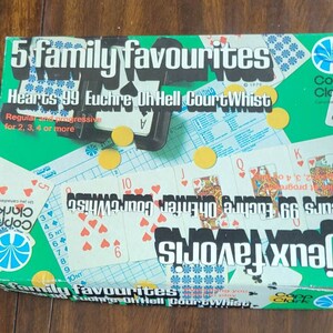 5 jeux préférés de la famille - jeux de cartes vintage - Corp Clark 1979