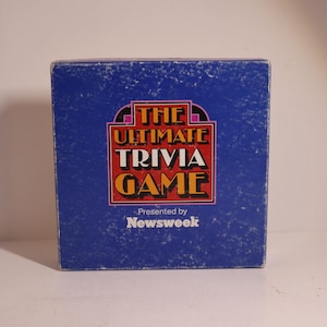 The Ultimate Trivia Game Presented By Newsweek - 1984