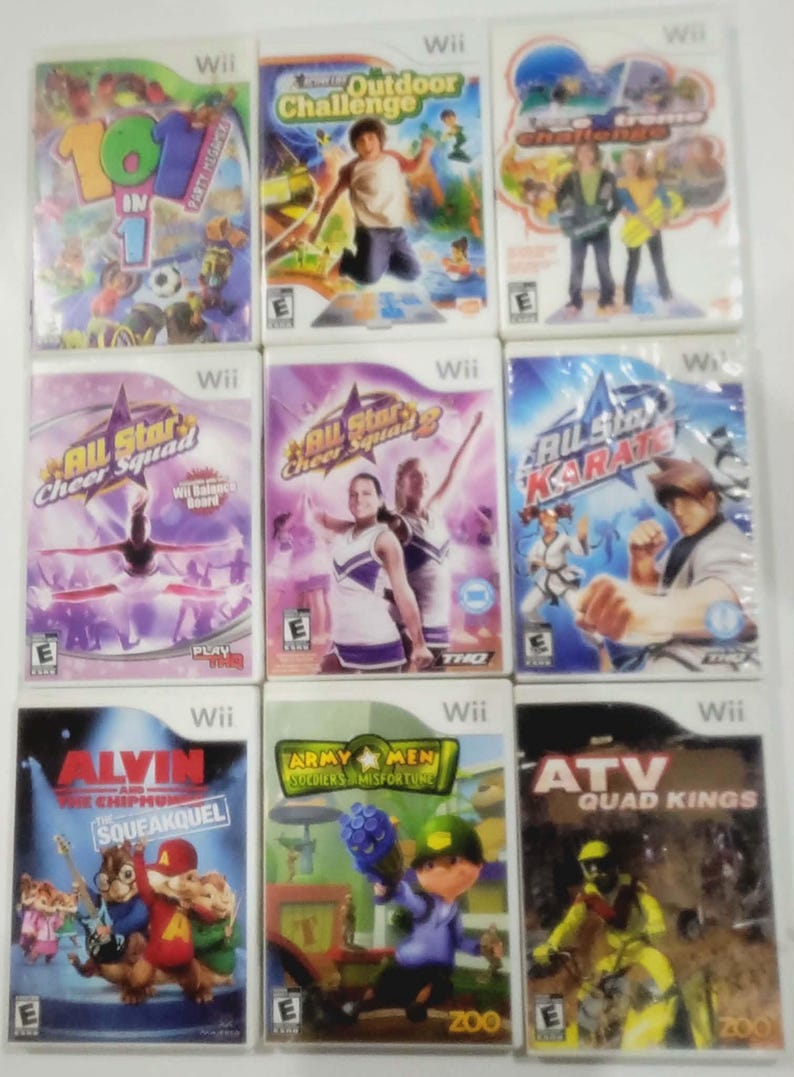 Nintendo Wii Games - You Pick! Cleaned, Tested, Work! Great Titles! #1 #-E image 2