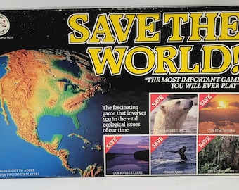 Save the World - Vintage Board Game 1991 - Crown and Andrews Ltd.