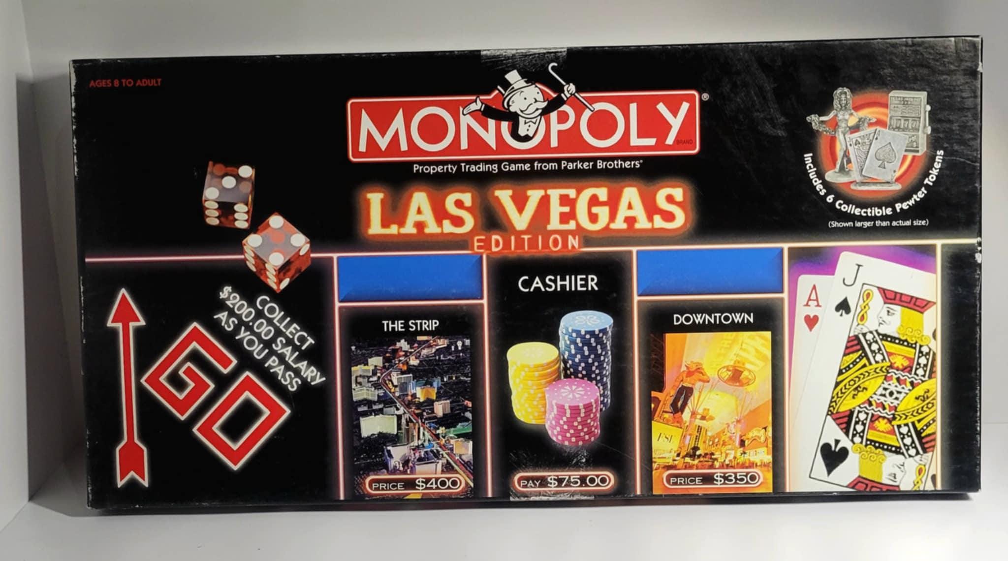 Monopoly Vegas - Vintage Board Game Usaopoly 2000 - Rare - Etsy