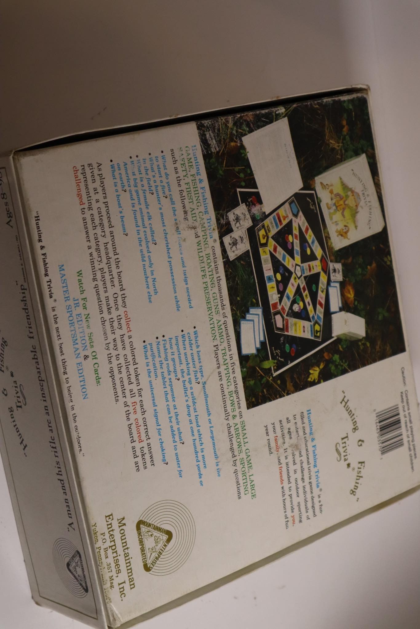 Hunting and Fishing Trivia Vintage Board Game 1985 Etsy