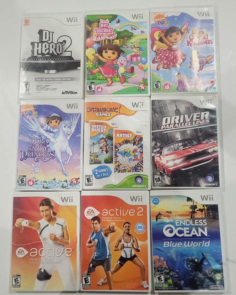 Nintendo Wii Games - You Pick! Cleaned, Tested, Work! Great Titles! #1 #-E image 8