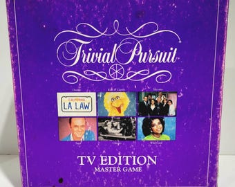 Trivial Pursuit - TV EDITION - Master Game - Vintage 1991 - Parker Brothers