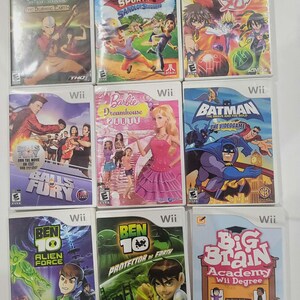 Nintendo Wii Games - You Pick! Cleaned, Tested, Work! Great Titles! #1 #-E image 3