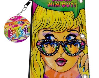 Vintage Lisa Frank Pencil Pouch 1980s 1990s Check Him Out