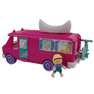 VINTAGE - POLLY POCKET BLUEBIRD VAN CHEVAUX - 1994