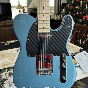 Custom 3D-Printed Guitar Pickguard for Fender Telecaster Guitars (Multiple Patterns)