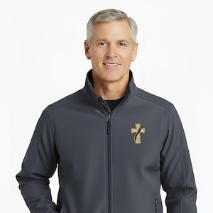 Chaqueta para todo tipo de clima con emblema bordado de diácono