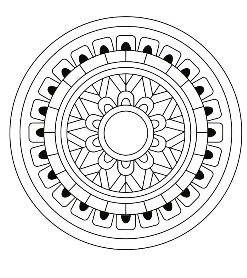 Adults Mandalas Coloring Book - Etsy