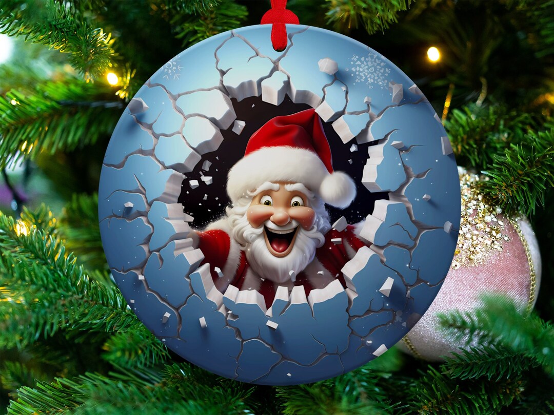 3D Animated Christmas Ornament Cute Colorful Animated Winter Etsy