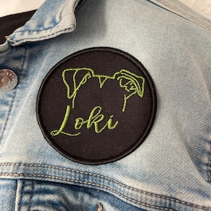 Patch, Logo, gestickter Aufnäher, personalisierter gestickter Aufnäher, Patches zum Aufbügeln Bild 2