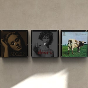 Square Records Wall Storage for Vinyl Records Music, Records Holder, LP Album Display Storage,  Modern LP Record Storage