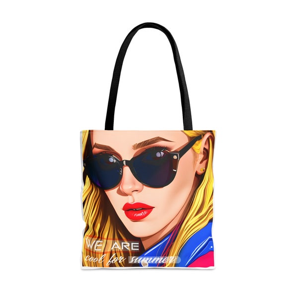 We Are Cool 4 Zomertas -Pop Art Dames- Model- Zomertas, Koeltas, Dagelijkse Handige Tas, High Vibe; Positieve energie - verhoogd, draagtas (AOP)