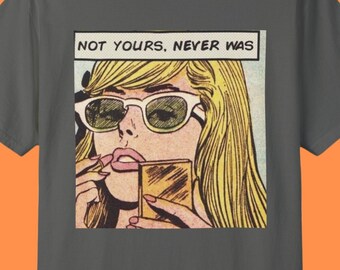 Camiseta de cómic Comfort Colors: Camiseta Girl Power