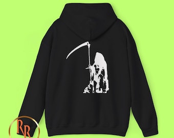 Liemannen luvtröja unik presentidé gotisk modeluvtröja gotisk alt-mode Döds-streetwear-luvtröja Halloween-modeluvtröja