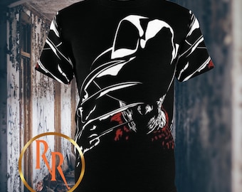 Freddy Krueger All Over Print Tee - Nightmare on Elm Street Horror Shirt