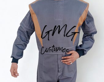 Bo-Katan Kryze Inspired Mandalorian Flight Suit | 1-Piece Star Wars Cosplay Suit & Matching Vest